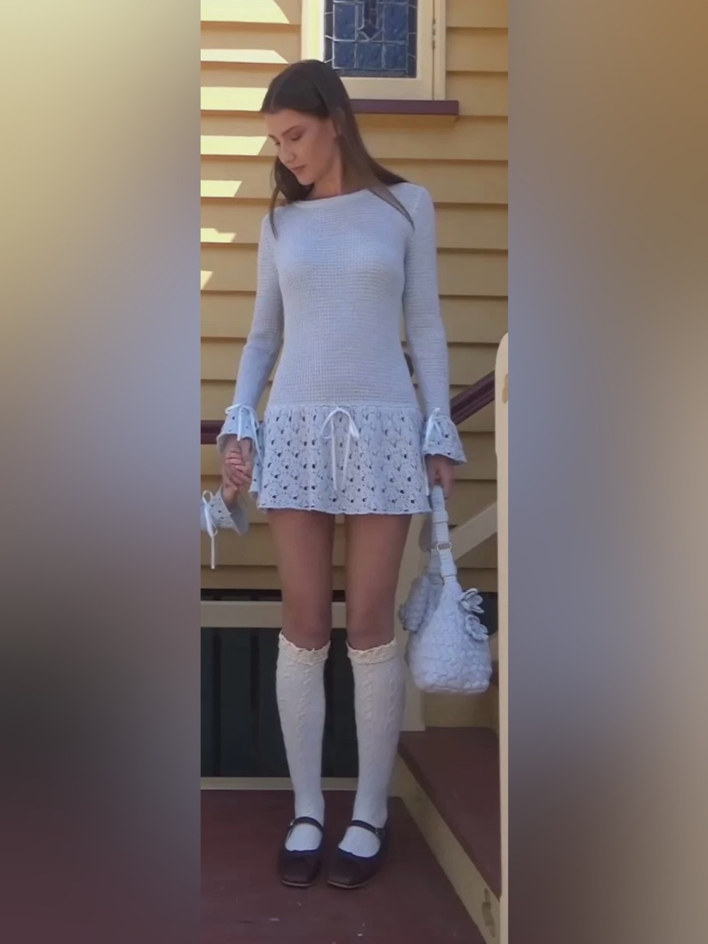 My Mum Made It chapel knit dress size m/l